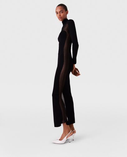 Langärmeliges Miracle Kleid aus kompaktem Gewebe, Frau, , Größe: M - Stella McCartney - Modalova