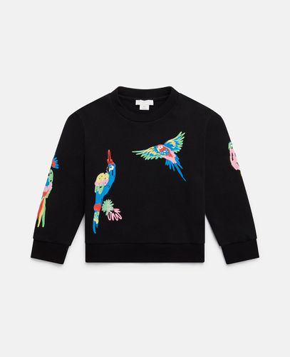 Parrot Embroidery Sweatshirt, , Size: 3 - Stella McCartney - Modalova