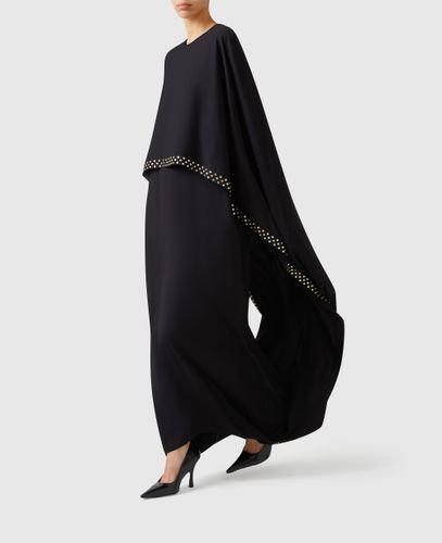 Cape-Kleid mit bleifreien Kristallen, Frau, , Größe: 44 - Stella McCartney - Modalova