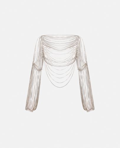 Top con Maniche di Catene di , Donna, , Taglia: S - Stella McCartney - Modalova