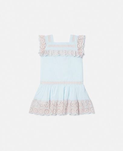 Broderie Anglaise Trim Dress, , Size: 10 - Stella McCartney - Modalova