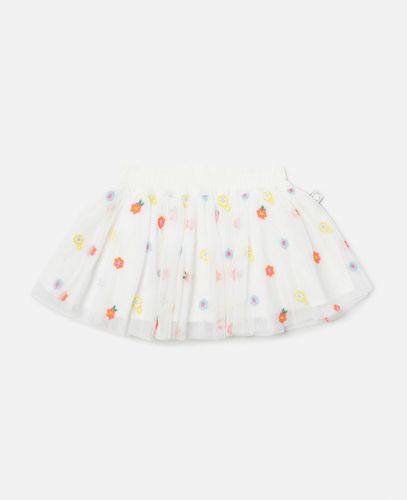 Flower Embroidery Tulle Skirt, , Size: 24m - Stella McCartney - Modalova