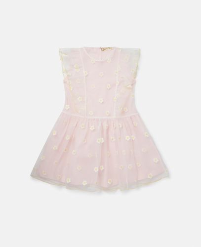 Abito in Organza con Ricamo Margherita, , Taglia: 14 - Stella McCartney - Modalova