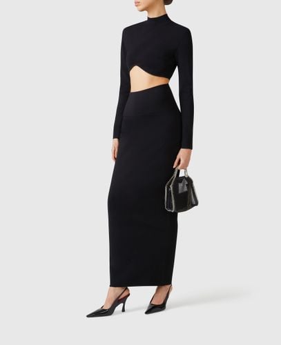 Gonna Midi in Maglia Compatta Miracle, Donna, , Taglia: M - Stella McCartney - Modalova