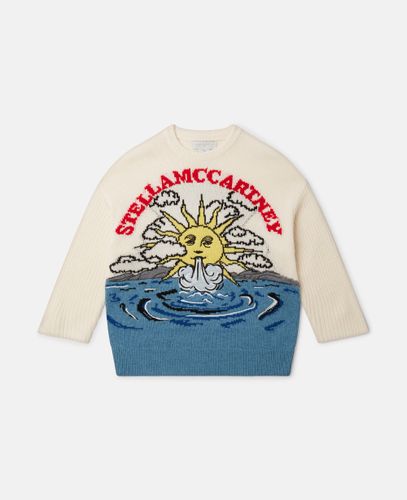 Stella Pullover mit Sonnen-Emblem, , Größe: 5 - Stella McCartney - Modalova