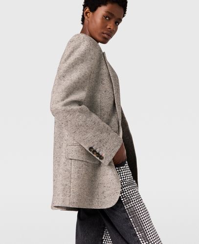 Blazer a chevrons a boutonnage simple, , , Taille: 38 - Stella McCartney - Modalova