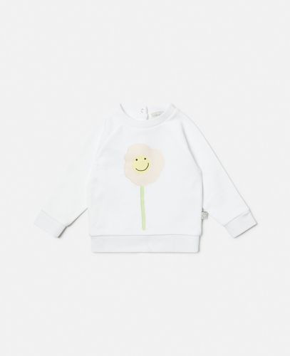 Felpa con Motivo Fiore Sorridente, , Taglia: 3m - Stella McCartney - Modalova