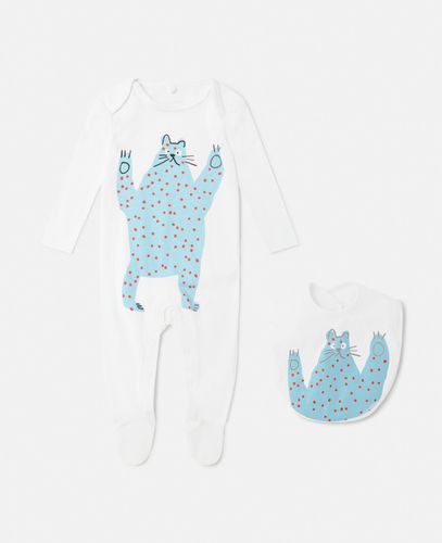 Animal Doodle Print Babygrow and Bib Set, , Size: 18m - Stella McCartney - Modalova