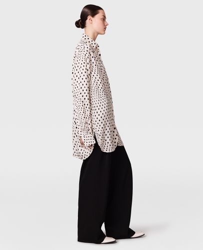 Viskosehemd mit Pünktchen, , Größe: 36 - Stella McCartney - Modalova