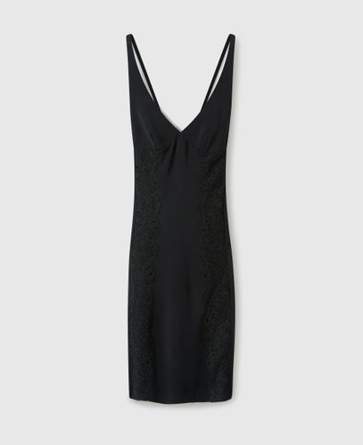 Midikleid mit Spitzeneinsatz, , Größe: 40 - Stella McCartney - Modalova