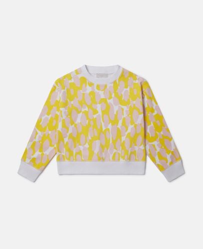 Camouflage Print Oversized Sweatshirt, , Size: 10 - Stella McCartney - Modalova