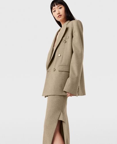 Blazer Doppiopetto in Lana, Donna, , Taglia: 42 - Stella McCartney - Modalova