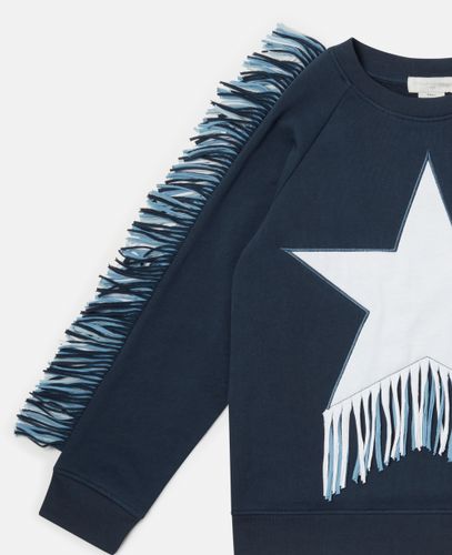 Fringed Star Sweatshirt, , Size: 14 - Stella McCartney - Modalova