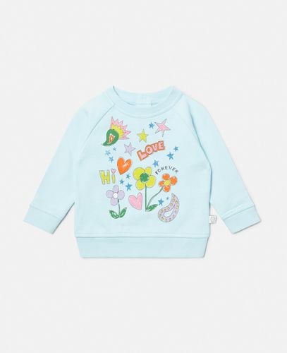 Doodle Print Sweatshirt, , Size: 9m - Stella McCartney - Modalova