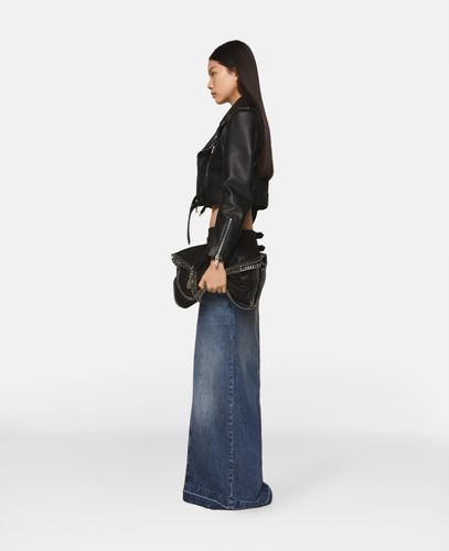 Tuxedo-Inspired Denim Midi-Skirt, Woman, , Size: M - Stella McCartney - Modalova