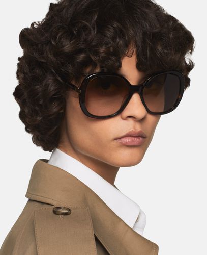 Oversized Round Gradient Sunglasses, Woman - Stella McCartney - Modalova