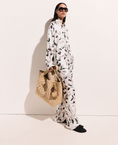 Oversize-Hose mit Kirsch-Print, , Größe: 34 - Stella McCartney - Modalova