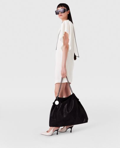 Minikleid mit Krawattenkragen, Frau, , Größe: 40 - Stella McCartney - Modalova