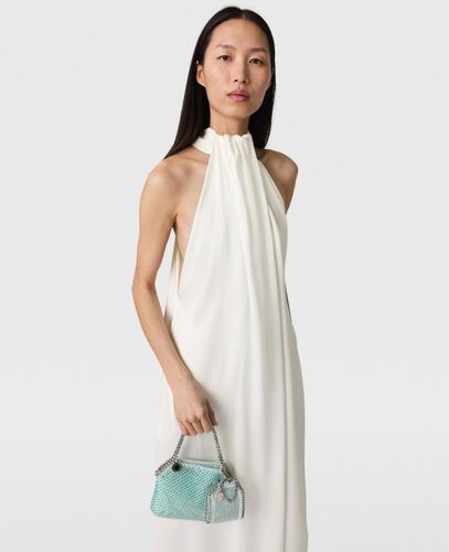 Maxikleid mit Neckholder-Einsatz, Frau, , Größe: 38 - Stella McCartney - Modalova