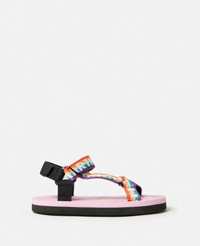 Sandali Nastro Logo Stella Arcobaleno, , Taglia: 33 - Stella McCartney - Modalova