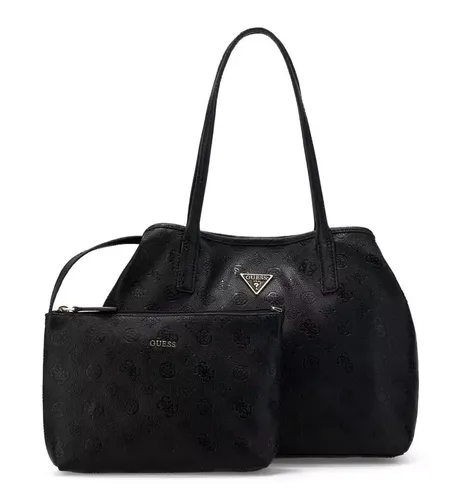 Tasche Victtoria 2 in 1 Tote Schwarz mit Logo - Guess - Modalova