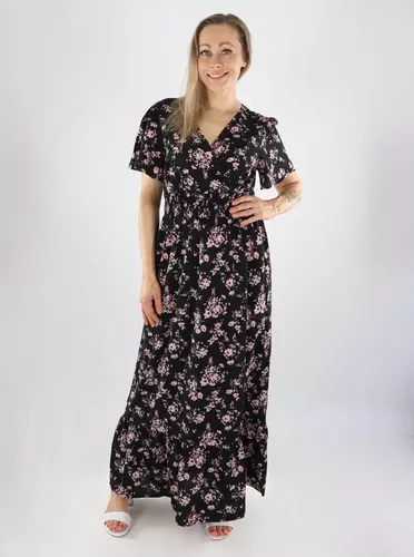 Vila Kleid ankleblack/kirschblüte - Vila - Modalova