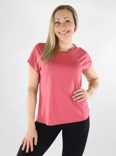 Damen T-Shirt Loose Barock Rose - Only play - Modalova