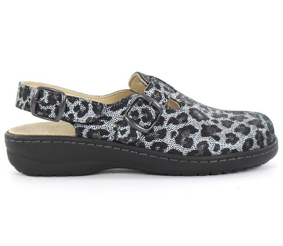 Arbeitsschuhe 30524, Schwarz/Leopard - Belvida - Modalova