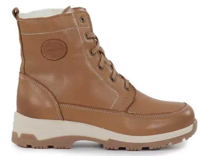Leder Stiefeletten L920-56 tan - Migant - Modalova