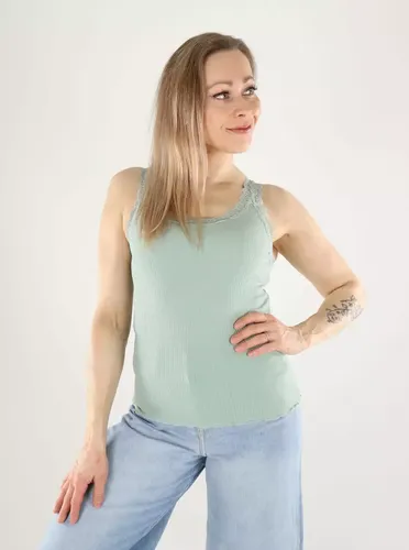 Geripptes Top Trägi Doppelcreme - Only - Modalova