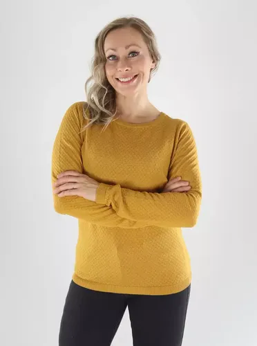 Pullover VMCARE STRUCTURE LS O-NECK BLOUSE chai tea - Vero moda - Modalova