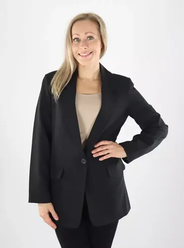 Blazer ONLLANA-BERRY L/S REG BLAZER schwarz/w.leo lin - Only - Modalova