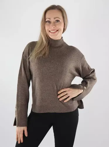 Pullover SABRINA L/S HN DETAIL PULLOVER KNT falcon/melange - JDY - Modalova