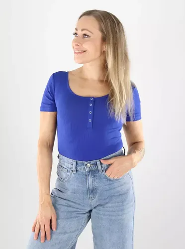 Pieces T-Shirt Blau - Pieces - Modalova
