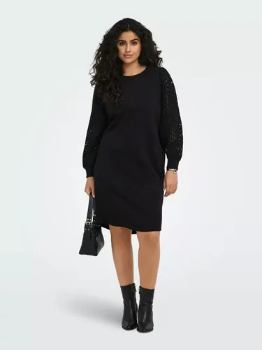 Only Carmakoma Kleid Midi Schwarz - ONLY CARMAKOMA - Modalova