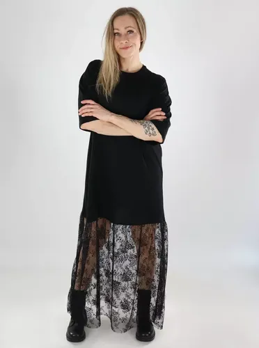 Kleid OVERIZE SPITZENKLEID schwarz - Vila - Modalova
