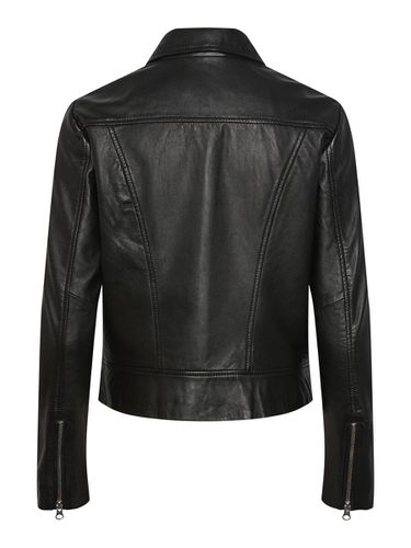 Pcsusse Leather Jacket - Pieces - Modalova