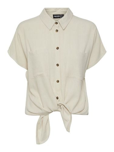 Pcvinsty Linen-blend Shirt - Pieces - Modalova