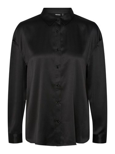 Pcsilja Satin Shirt - Pieces - Modalova