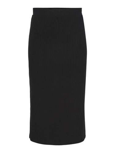 Ribbed Midi Skirt - Pieces - Modalova