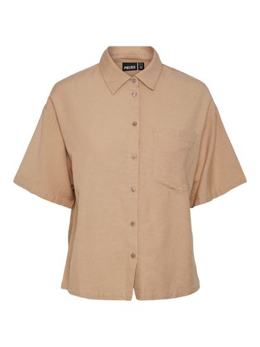 Pcmilano Short Sleeved Shirt - Pieces - Modalova