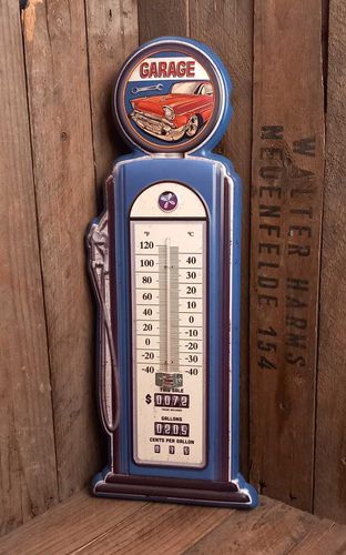 Thermometer Blechschild Garage - Rockabilly Rules (DACH) - Modalova