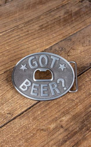 Buckle - Got Beer Flaschenöffner silber - Rockabilly Rules (DACH) - Modalova