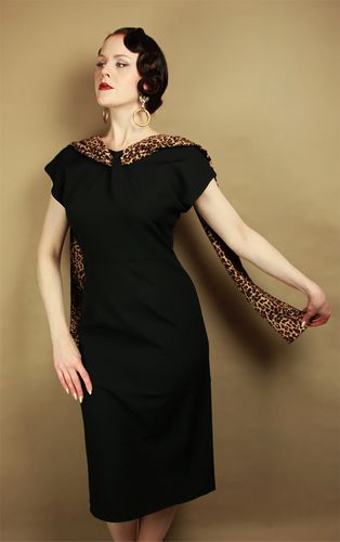 Straight Dress Lorelei Leopard #10 - Collectif - Modalova