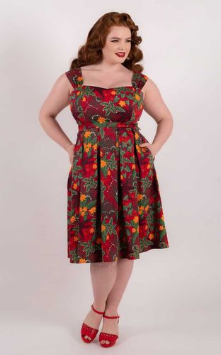 Swingkleid Jill Jungle Floral #8 - Collectif - Modalova