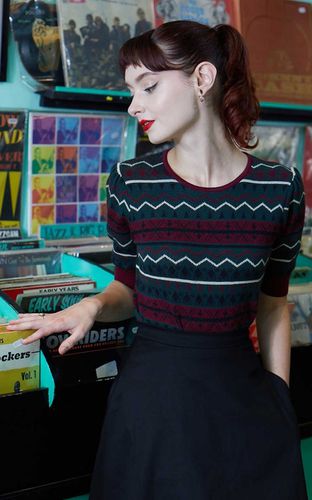 Shirt | Pullover Chrissie Fair Isle #12 - Collectif - Modalova