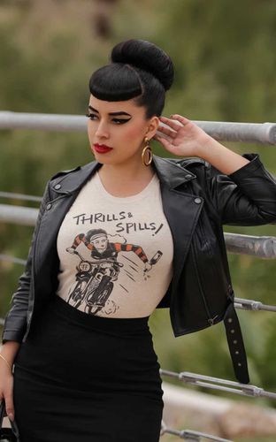 Frauen T-Shirt Thrills and Spills #S - Mischief Made - Modalova