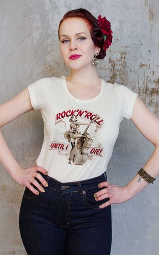 Scoop Neck Shirt - Rock'n'Roll #L - Rumble59 - Modalova