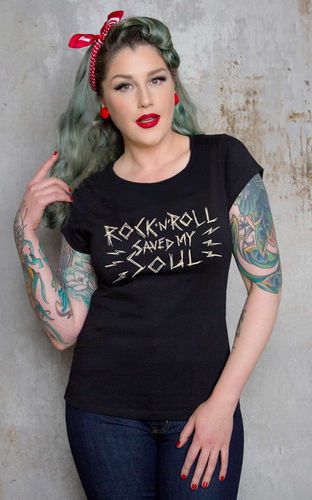T-Shirt - Rock'n'Roll saved my soul #2XL - Rumble59 - Modalova