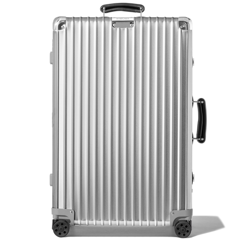 Classic Check-In M Suitcase in - Aluminium - 27,6x18,6x9,9" - Customisable Luggage - RIMOWA - Modalova